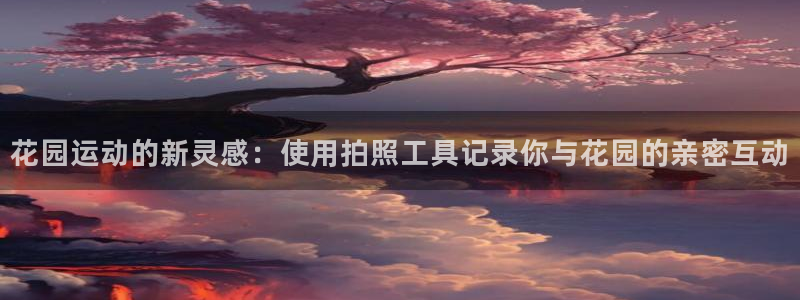 征途国际平台注册要钱吗:花园运动的新灵感:使用拍照工具记录你